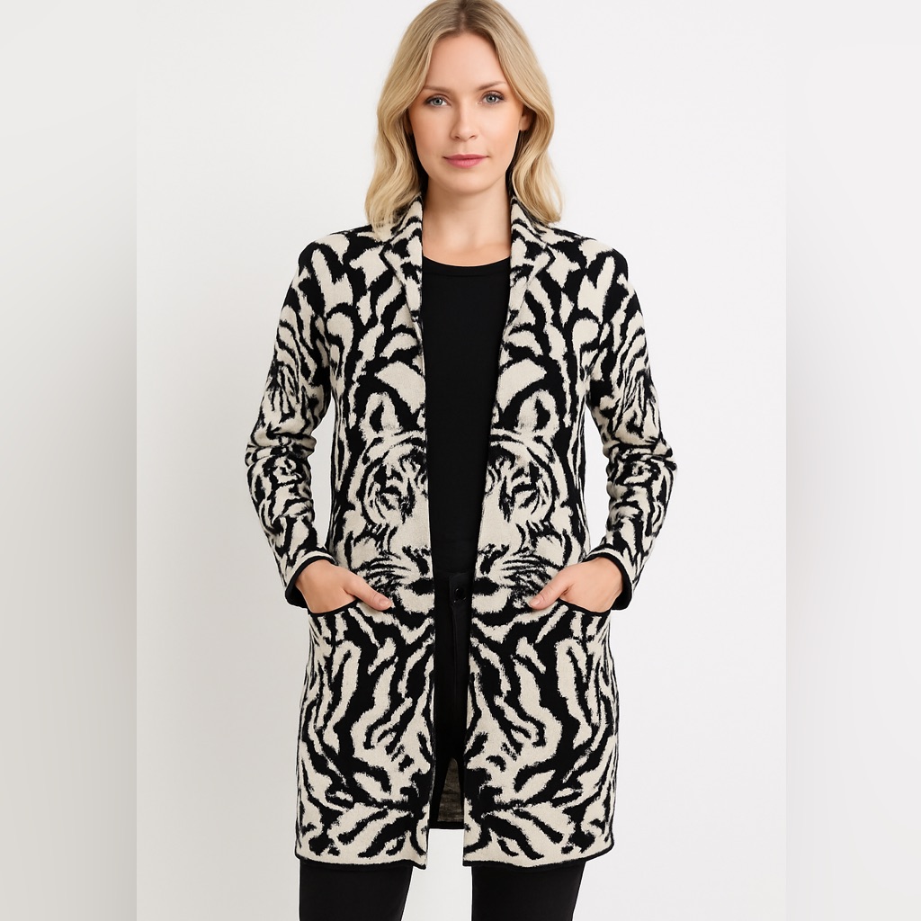 Joseph Ribkoff Tiger Print Cardigan